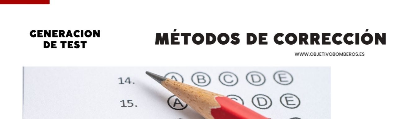 METODOS DE CORRECIÓN EN TUS TEST