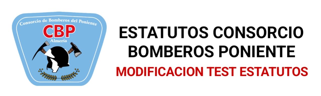 Cambios Test Estatutos Consorcio Bomberos Poniente